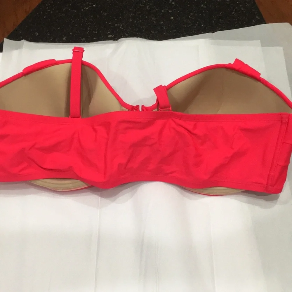 Cacique bandeau bikini top 46F 46DDD - Picture 3 of 8